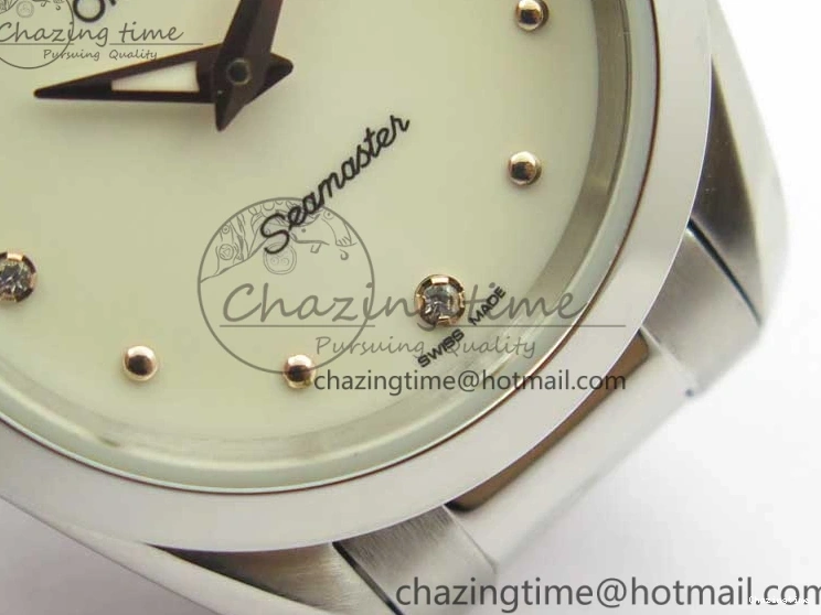 0302 Aqua Terra Seamaster ZF 1:1 Best Edition White Dial on SS Bracelet Gen Lightweight 7903